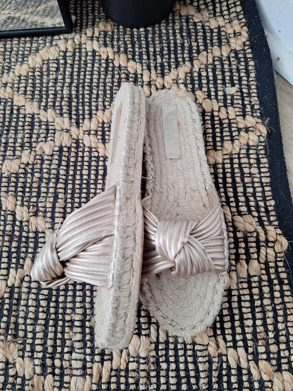 ASOS Tan Espadrille Wedge Sandals